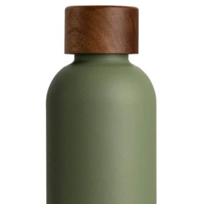 Personalisierte Trinkflasche aus Edelstahl Grün
