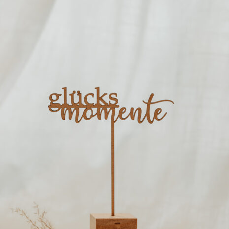Cake Topper Glücksmomemte Hochzeit Babyshower