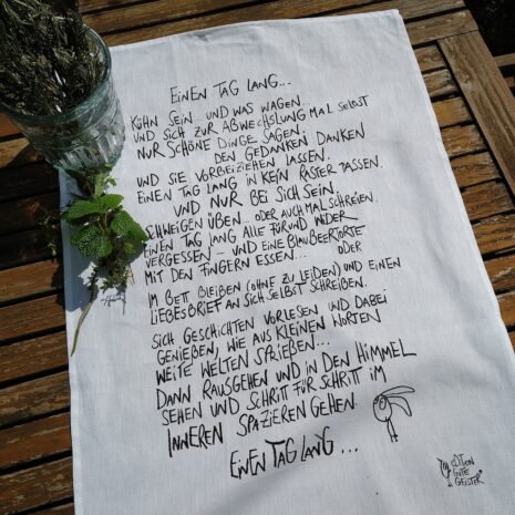 Geschirrtuch-einTag Geschirrtuch ein Tag lang